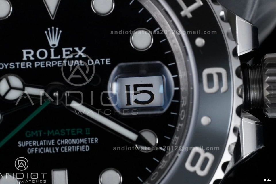 GRNR 126710 1:1 Bracelet Edition II Oyster SH3285 New GMT-Master V2 Gray Ceramic 904L Bruce Black Best on ARF Wayne 0304